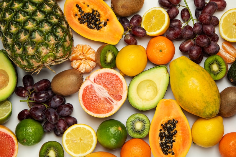 Fresh fruits assortment